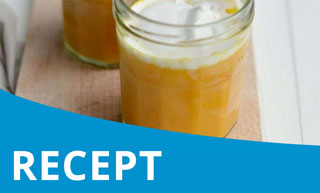 Oosterse wortelsoep met kokosroom