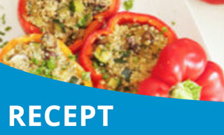 Paprika gevuld met Quinoa